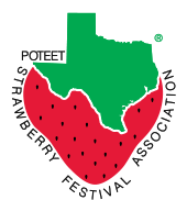 Poteet Strawberry Festival logo